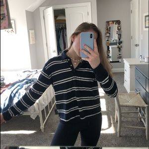 adorable varsity striped t-shirt!